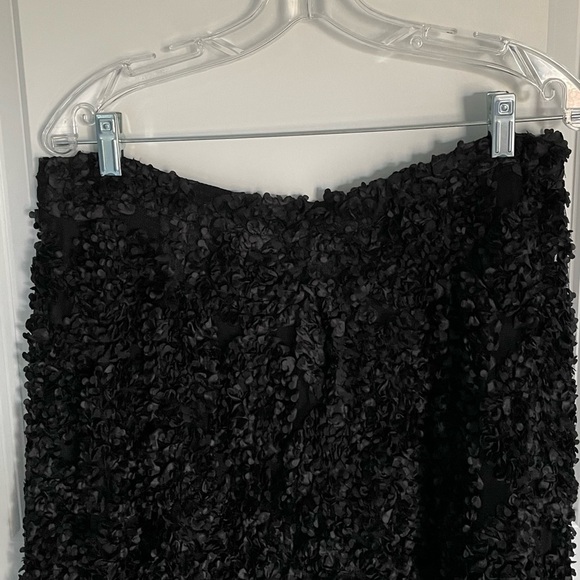 Ina applique 3D Floral Tulle Circle Skirt black 18747 - Picture 2 of 9